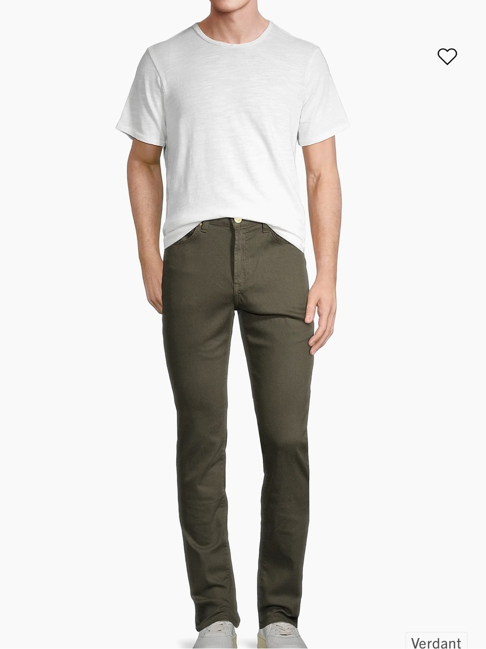 NEW Monfrere Brando Parisian Slim Fit Green Mens Super Stretch Jeans Size 28x32